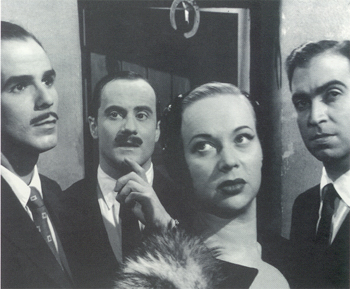 Cena de Uma pulga na balança, 1953, Luciano Salce